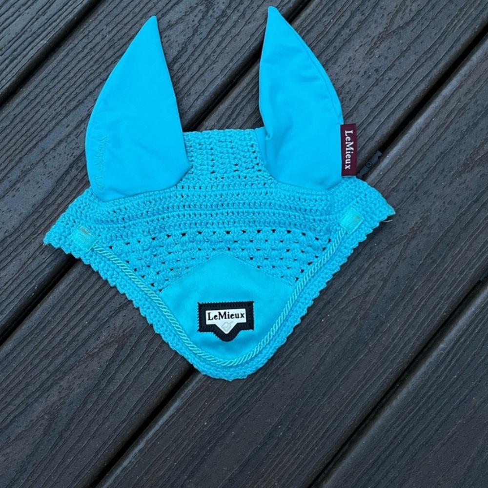 LeMieux Azure Horse Ear Bonnet